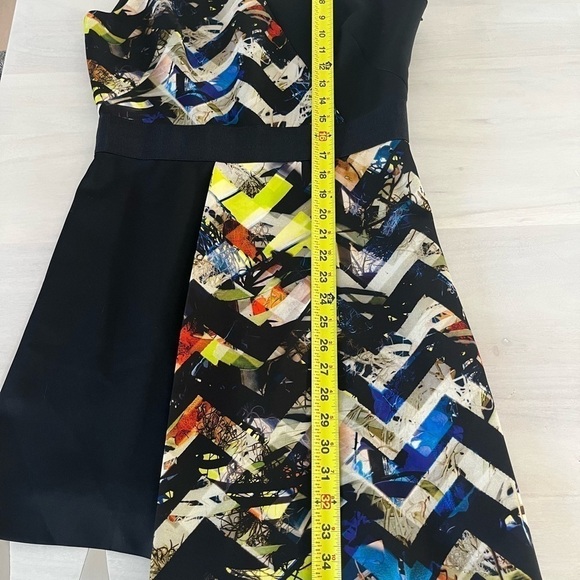 MILLY Sleeveless High Low Dress with side zipper. Size 12. - Picture 10 of 13